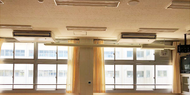 祇王小学校・三上小学校特別教室空調設置工事事業